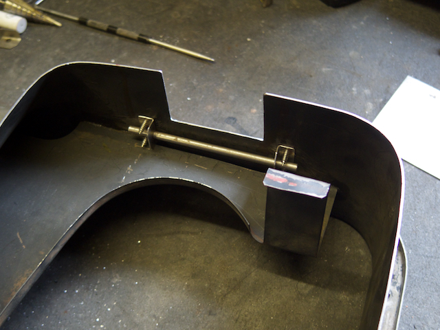 I self-tapperd the hinges in so I could adjust the positions. I'll plug weld them on once everything is lightened up and free moving.