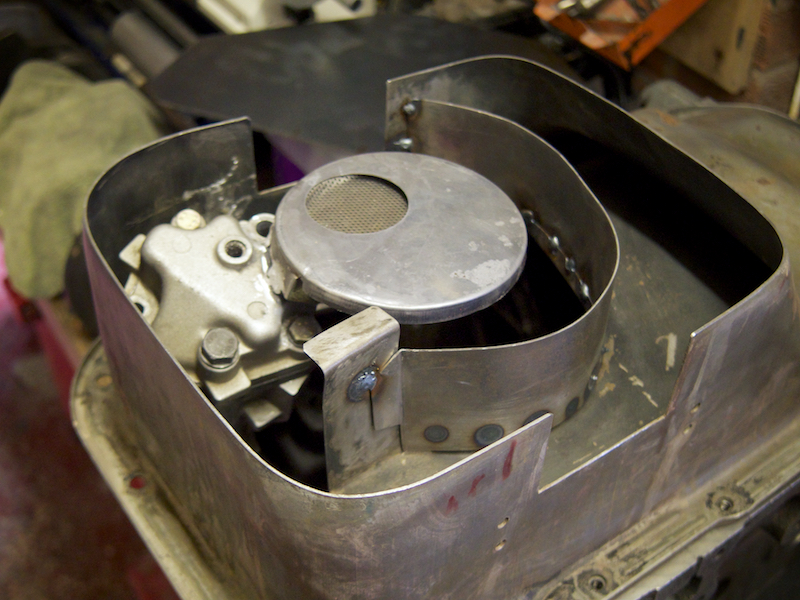 Checking baffle and pickup height. I left an 8mm gap as Guy suggests.