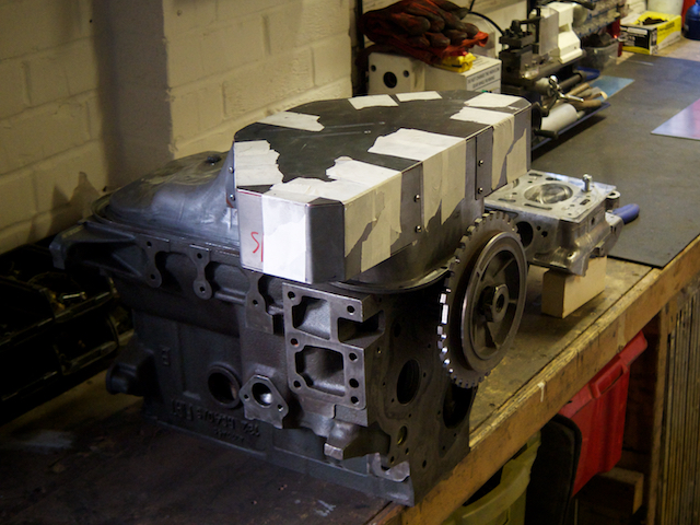 One of many trial fits back on the block