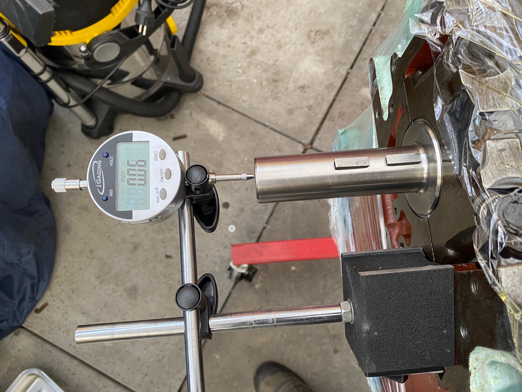 Crank end float within spec