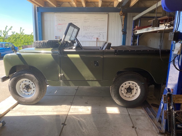 Last picture before re-installing the truck cab